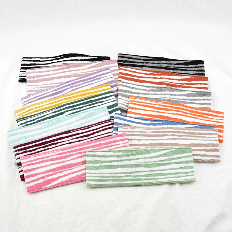 

Fitness Compression Headband Sports Accessories For Women Men Retro Zebra Pattern Hairband High Stretch Wool Headband