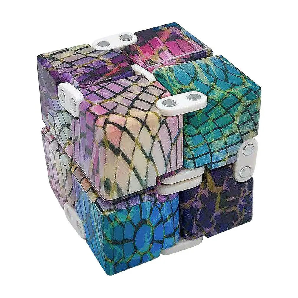 

Halloween Fidget Toys Children Adult Infinity Magic Cube Fingertips Relieve Stress Decompression Toy Funny Hand Game