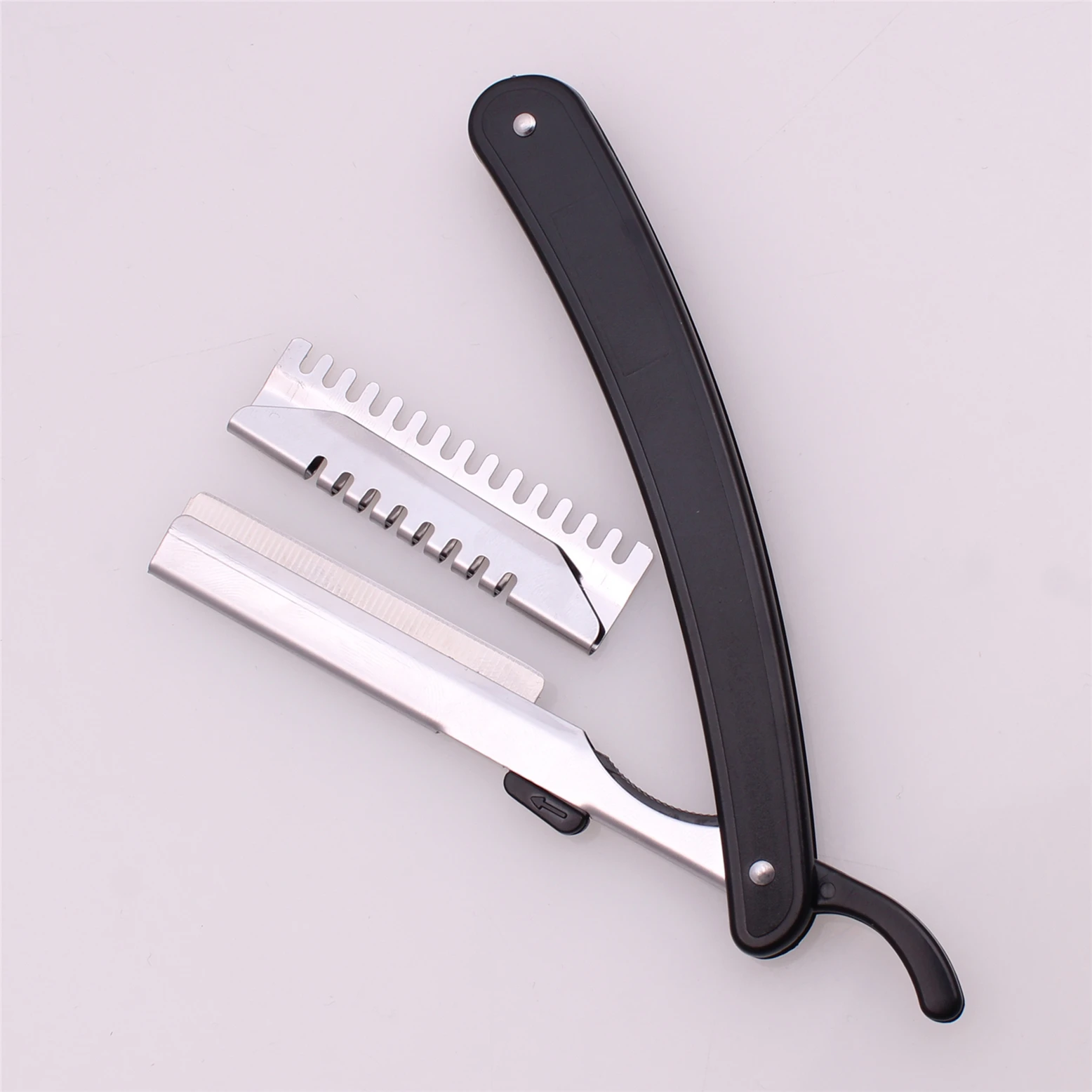 Безопасные бритвы для стрижки волос Парикмахерские ножницы прореживания 1 шт. + 10