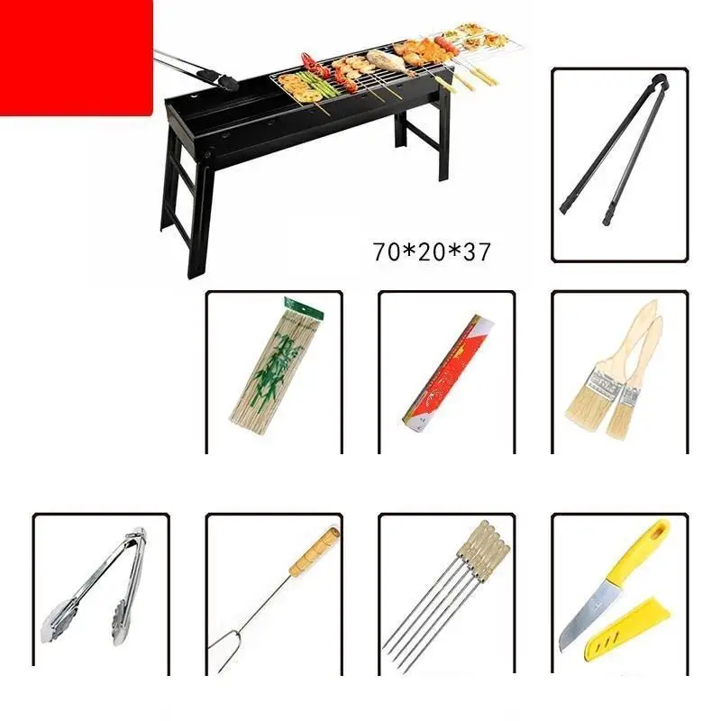 

Smoker Churasqueira Portatiles Garden Mini Camping Plate Charbon De Bois For Outdoor barbacoa Commercial Grill Parrilla Barbecue