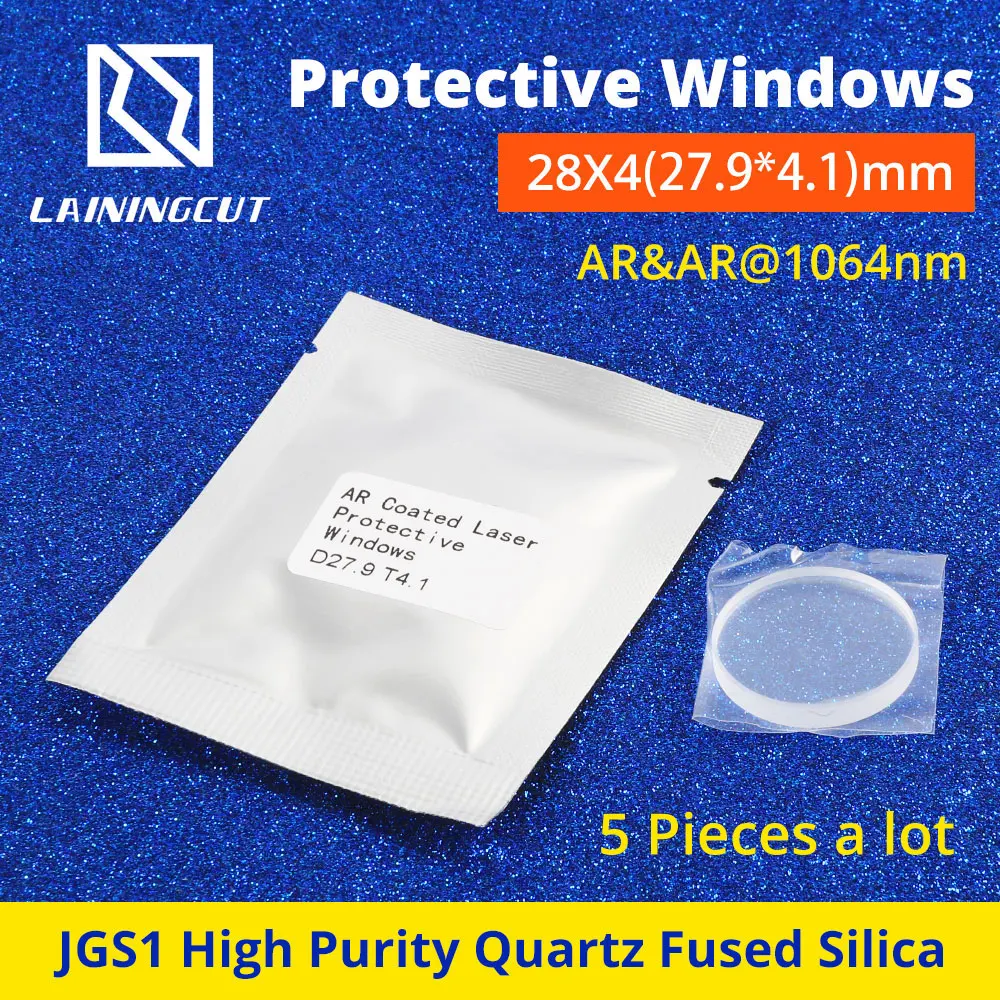 LSKCSH Raytools Protective Windows 28*4/27.9*4.1mm 1064nm Lenses For BT210S BT240S BM109/100/111 Bodor Fiber Laser Head | Инструменты