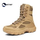 Новый военный Армейские ботинки Для мужчин спецназа боевые ботинки; Обувь для пустыни; Ботильоны с высоким берцем армии Sneakes Hombre Zapatos размера плюс; Большие размеры 39-48
