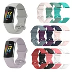 Сменный силиконовый ремешок для смарт-часов Fitbit Charge 5, спортивные Смарт-часы, браслет, браслет, ремешок, аксессуары для часов