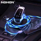 Светодиодный кабель Micro USB Type C для зарядки и передачи данных для iPhone X 6 7 8 Plus Samsung S10 S20 Huawei P20 P30 Lite Xiaomi Mi Redmi Note 10 Oneplu LG Sony USBC Быстрая зарядка провод поток свечение