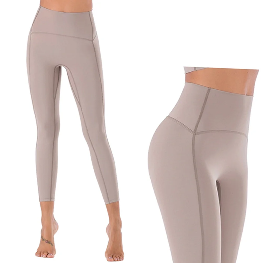 

Naked-Feels Woman Yoga Leggings Green Anti-sweat Legins Fitness Skin Gym Leggings Femme High Waist Yoga Pants Legins For Women