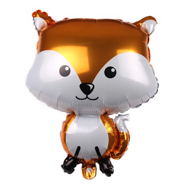 1 шт. воздушные шары из фольги в виде животного день рождения свадьбы леса