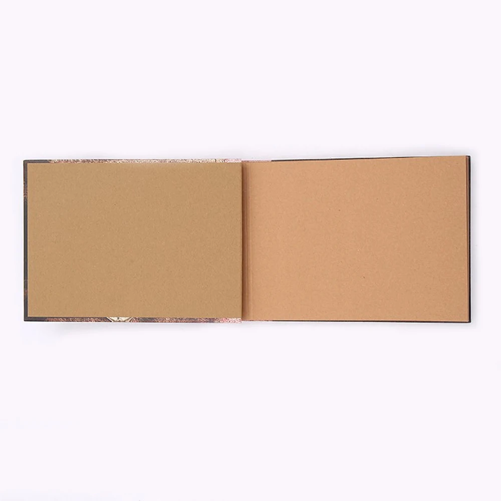 

40 Sheets Our Adventure Book DIY Scrapbook Vintage Photo Album 29x19cm/11.4x7.5in for Family Anniversary Travelling Baby Growth