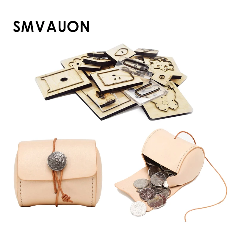 

SMVAUON Fashion Coin Bag Die-cutting Machine Japanese Steel Mold Bag Coin Purse Knife Mould Die Cutter For Leather
