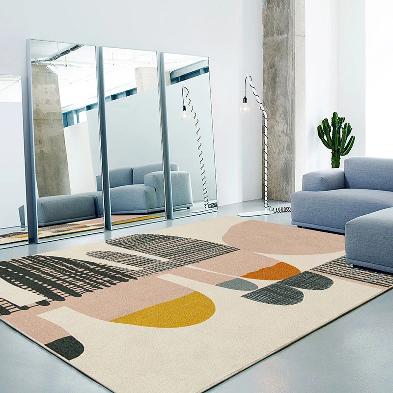 Скандинавский простой ковер креативный для гостиной спальни домашний декор