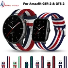 Ремешок нейлоновый для Huami Amazfit GTR 2 GTS 2, Классический тканевый браслет для смарт-часов 47 мм Amazfit GTR GTS