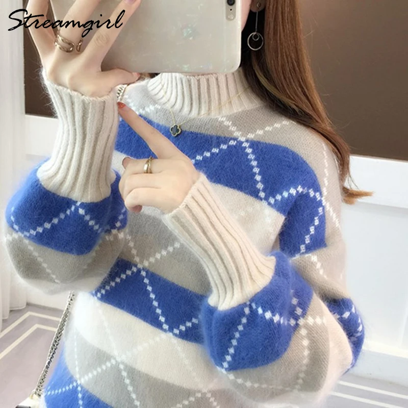 Warm Sweater Women Winter Clothes Knit Pullover Sweaters Female Turtle Neck For Jumper Ladies | Женская одежда