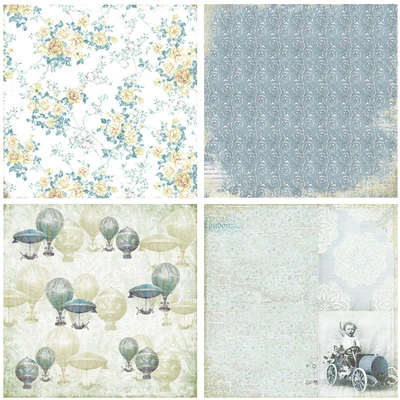 6&quot Retro Faraway Scrapbooking Background Paper Pack Home Deco Origami Art Card Making DIY Journaling Project Craft | Дом и сад