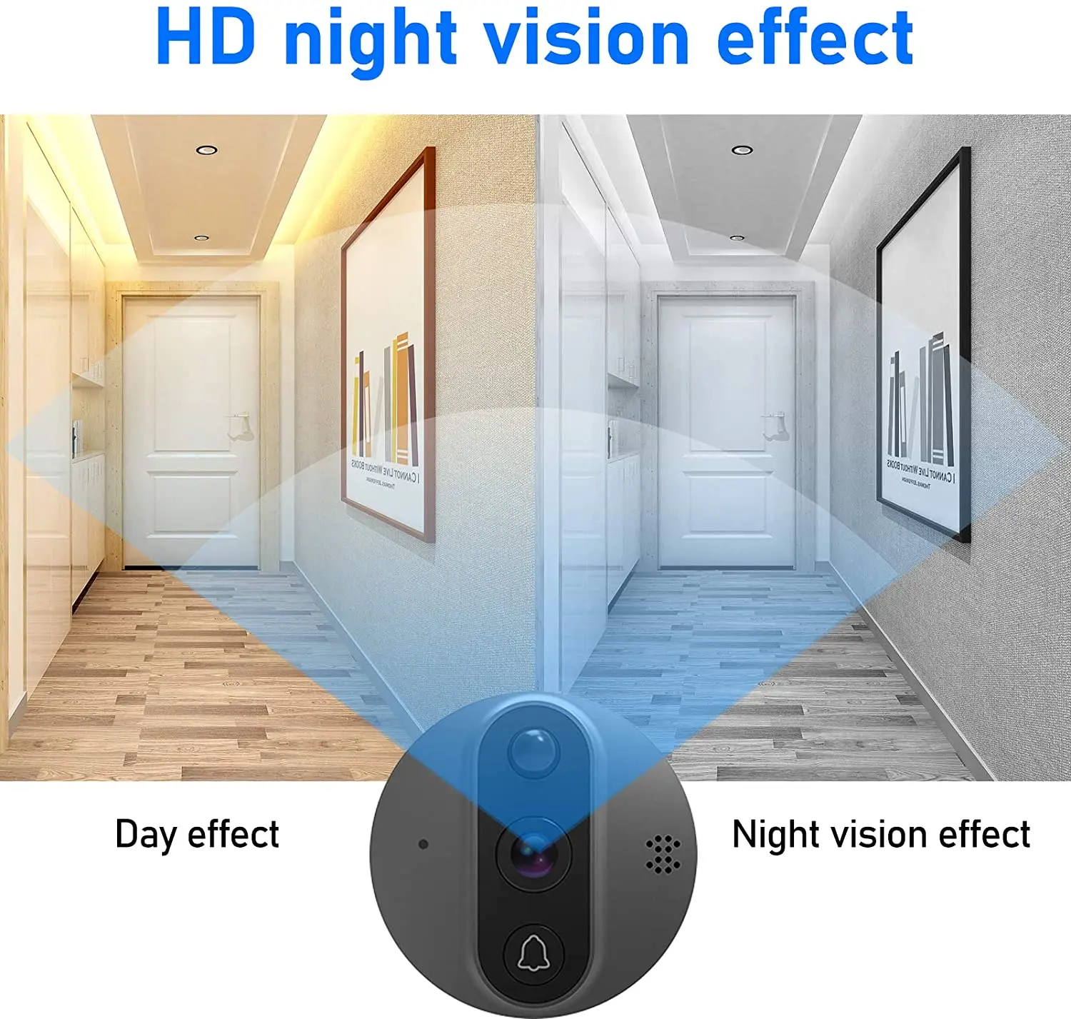 videw wifi video door peephole camera doorbell viewer with lcd monitor night vision tuya app control for apartment home security free global shipping