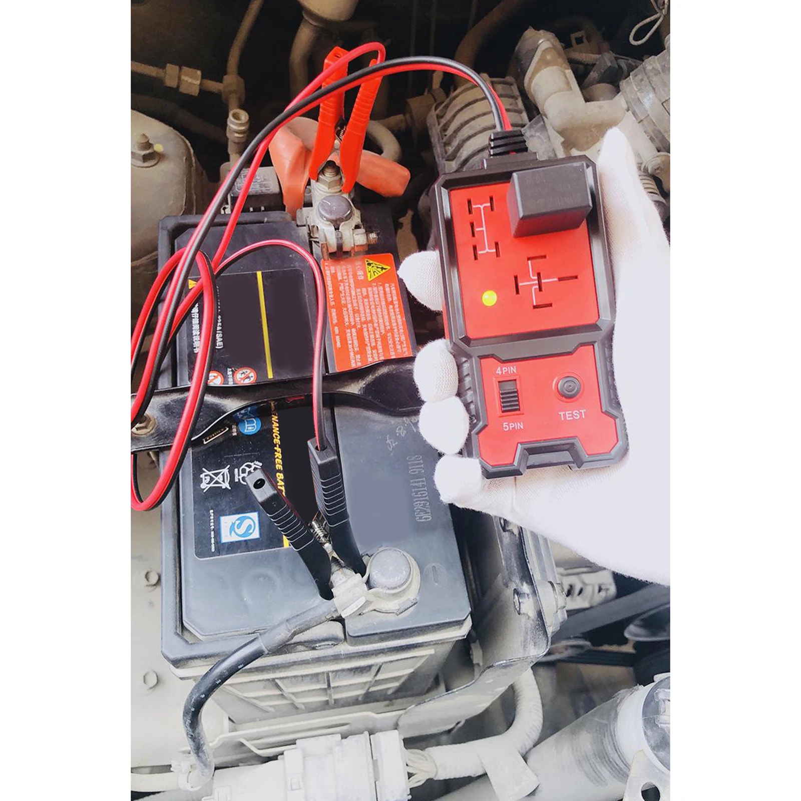

12V Plastic Metal Electronic Automotive Relay , Universal for Cars Auto Battery