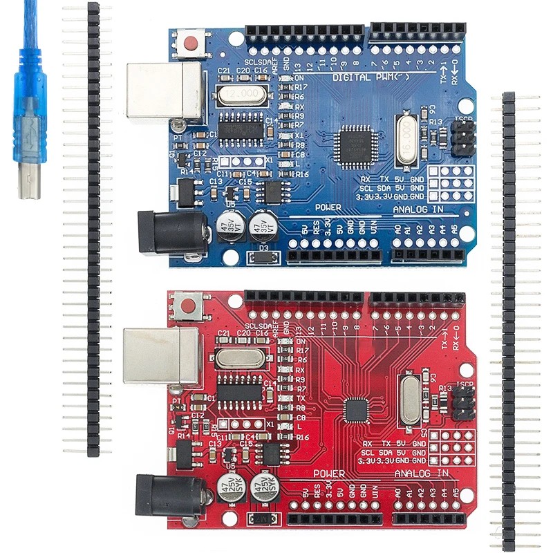 UNO R3 CH340G + MEGA328P SMD чип 16 МГц для Arduino UNO R3 макетная плата USB-кабель ATMEGA328P CH340 2,4 TFT
