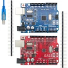 UNO R3 CH340G + MEGA328P SMD чип 16 МГц для Arduino UNO R3 макетная плата USB-кабель ATMEGA328P CH340 2,4 TFT