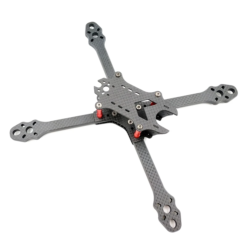 Для AlfaRC Raptor 218 мм 6 углеродное волокно 5 дюймов FPV Freestyle Stretch X Quadcopter Frame Kit RC Drone Support 5030