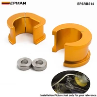 epman racing aluminium offset steering rack bushes for nissan silvia s14 s15 200sx epsrbs14