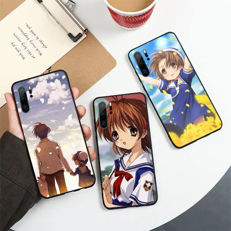

Clannad After Story anime Phone Case For Huawei honor Mate P 10 20 30 40 i 9 8 pro x Lite smart 2019 nova 5t