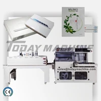 heat sealing pe film food pof hand shrink wrap packing machine stainless automatic sealers shrink tunnel with l bar sealer