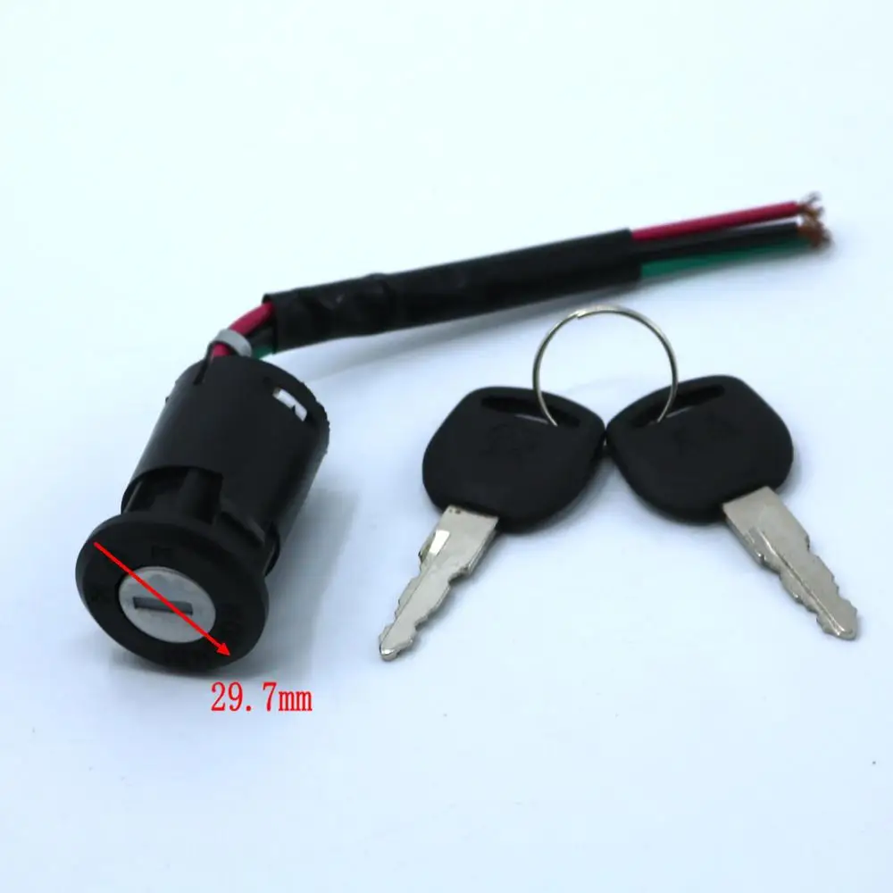 2 шт./лот переключатель зажигания для электрического велосипеда вкл./выкл. (тип со