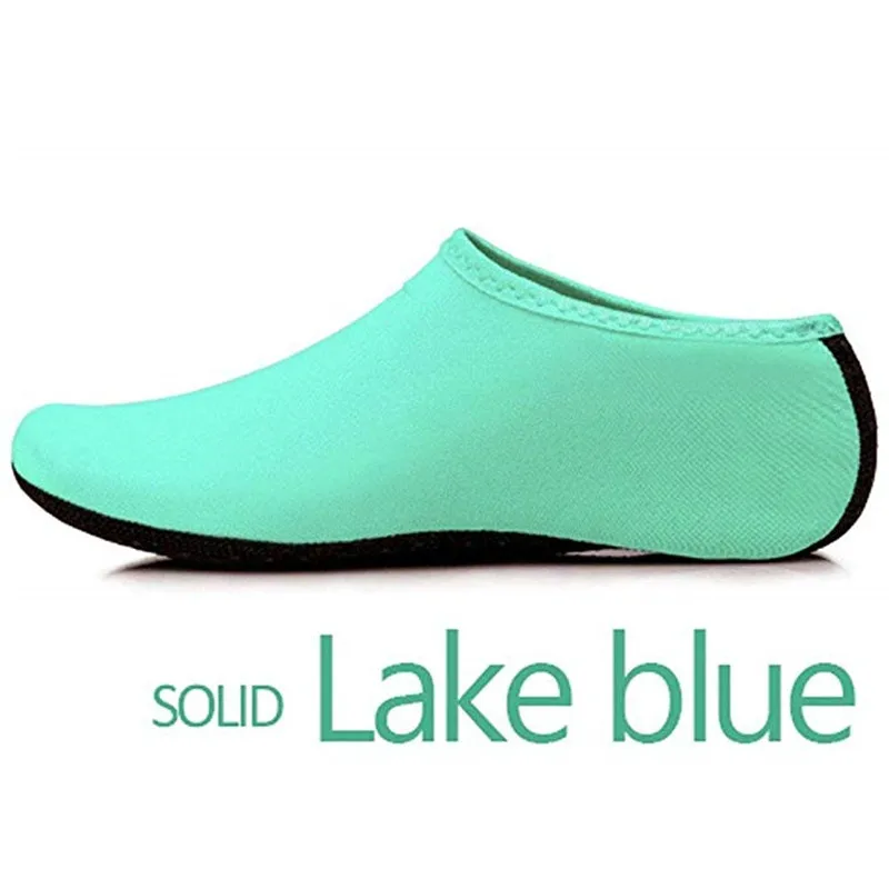 Lake Blue Носки для дайвинга, босиком, водоотталкивающая кожа, противоскользящая обувь для плавания, спортивные Нескользящие туфли для занятий йогой, подводного плавания, морского бассейна - Цвет: Lake Blue