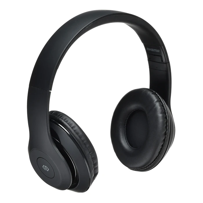 Наушники с микрофоном DIGMA BT-14 Bluetooth черный | Электроника