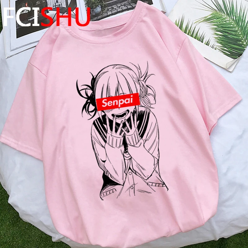 Футболка Hentai Graphic Himiko Toga Мужская летняя футболка с рисунком вайфу топ надписью
