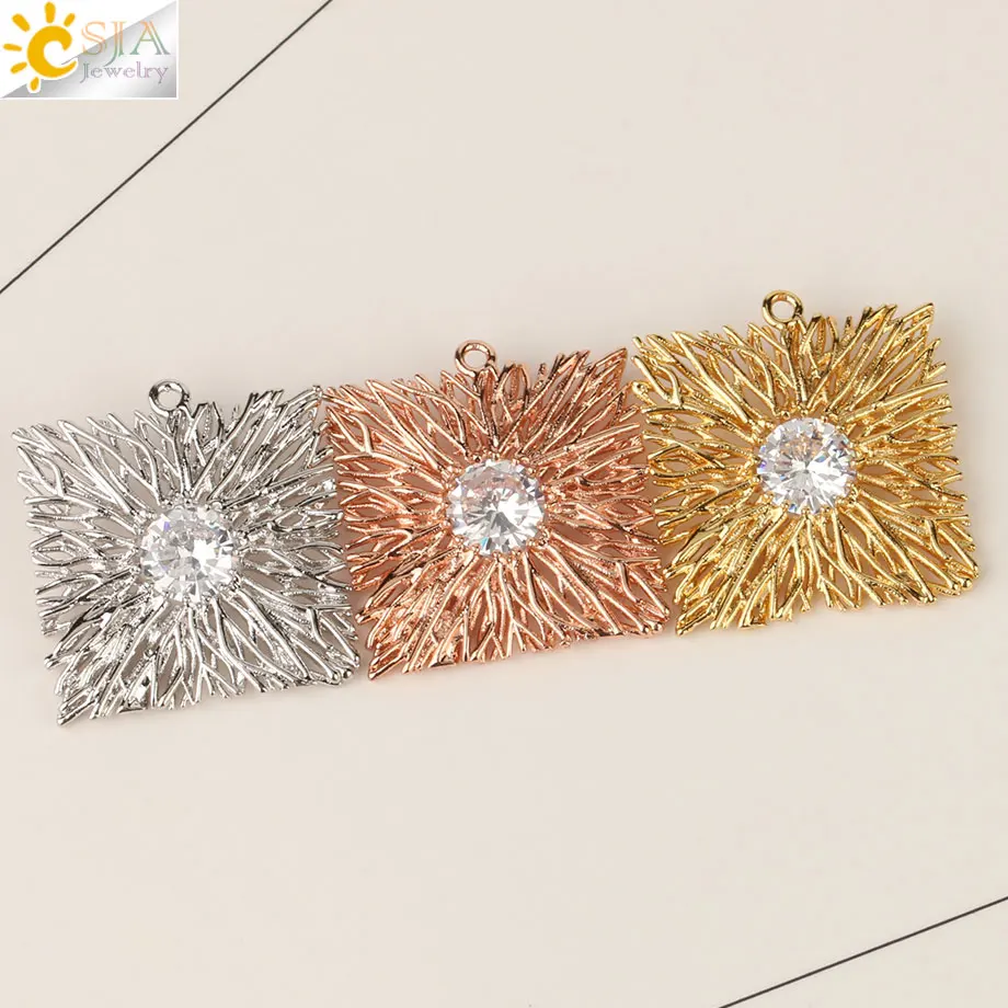 Аксессуары для ювелирных изделий CSJA изготовление фурнитуры металлические