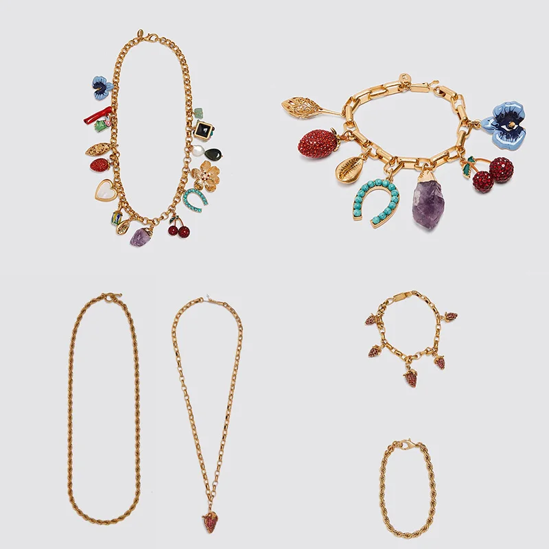 Женский богемный Браслет ZA летний модный Комбинированный браслет в виде