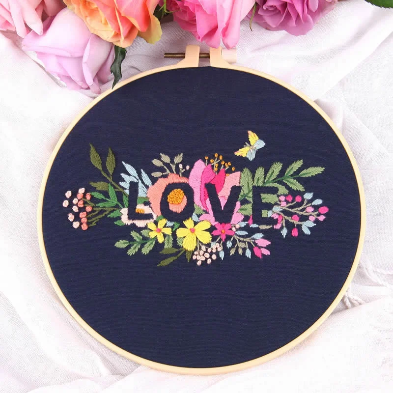 

European DIY embroidery Beginners embroidery sewing kit cross stitch crafts hand-stitched decorative interior decor painting