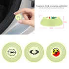 4 шт., светящиеся противоударные наклейки на автомобильные двери для Ford Focus Fiesta Mk1 Mk2 MK3 MK4 Ranger Ka