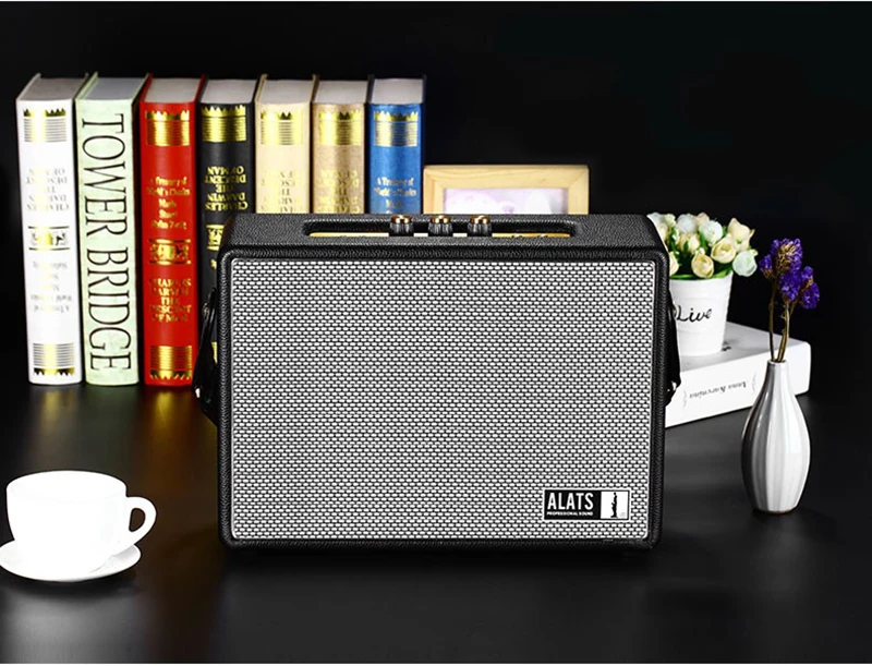 Беспроводной сабвуфер Bluetooth громкоговоритель в стиле ретро высокие частоты бас