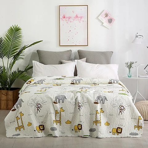 bedspread 5 Постельное белье из хлопка в минималистическом стиле, 1 предмет в комплекте, превосходное всесезонное постельное белье из хлопка премиум-класса King Queen78* 86" - Цвет: bedspread 5