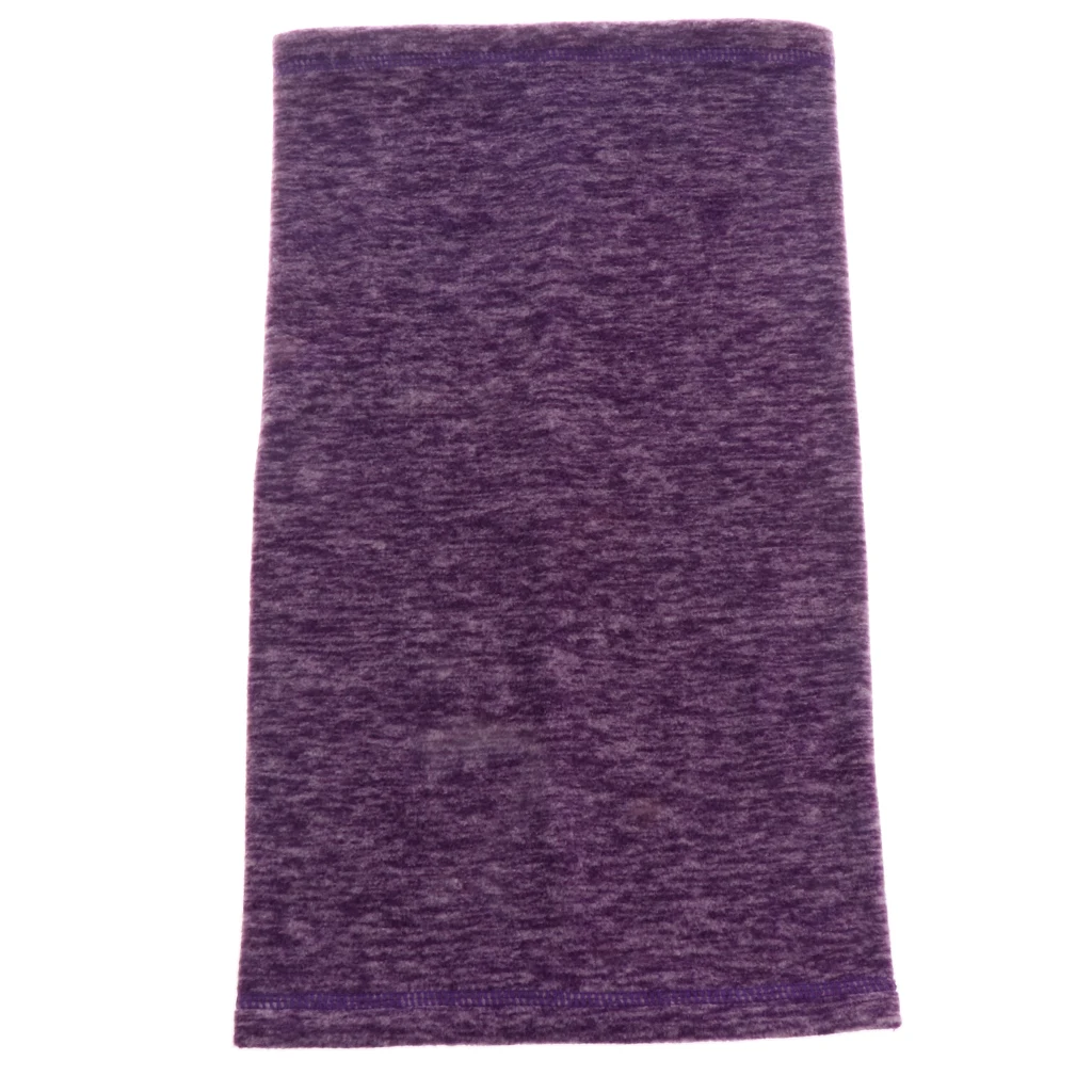 Purple Унисекс Флисовая теплая шапка-снуд, лыжная одежда, шарф-труба, Шапка-бини, Балаклава - Цвет: Purple