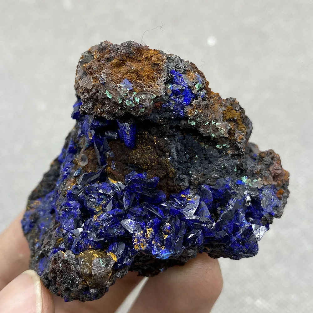 

Natural azurite mineral cristal espÃ©cime da provÃ­ncia de anhui, china H36#
