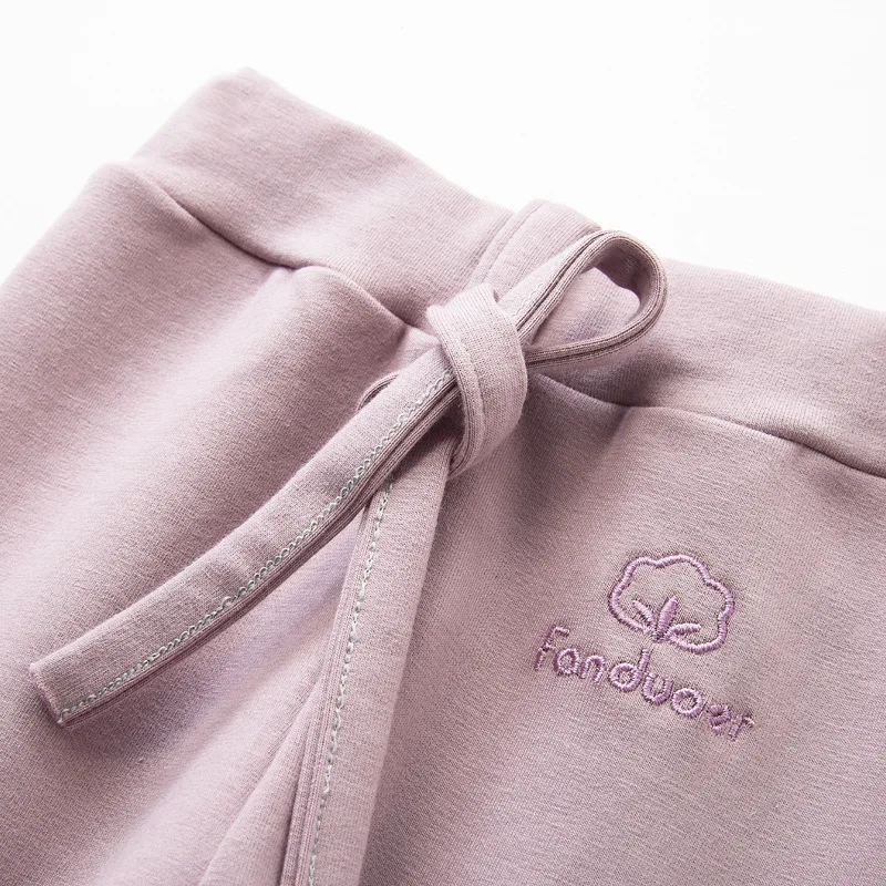 Новинка детские удобные штаны для девочек хлопковые утепленные леггинсы с