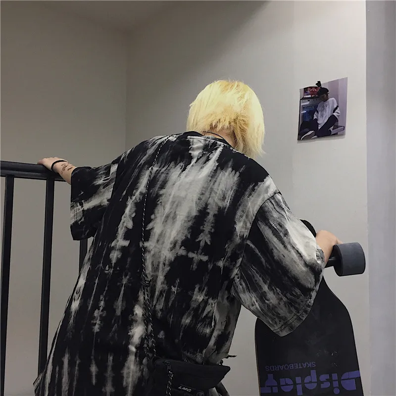 

Korean women t-shirt top Harajuku Short sleeve loose dropshipping clothes vintage streetwear punk print Casual Hip Hop Clothing