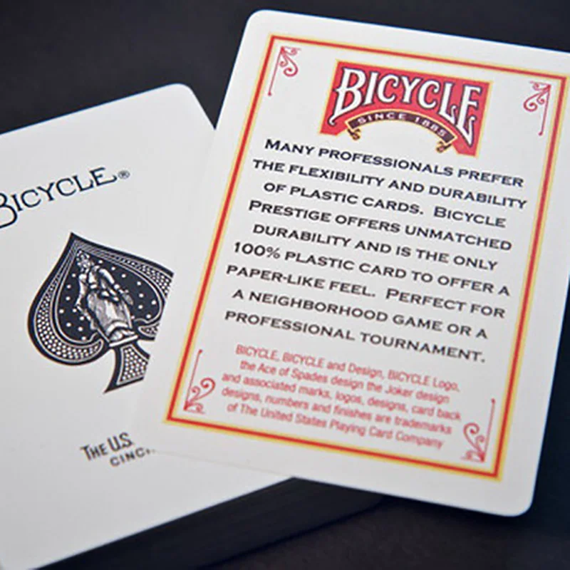 Синий/красный престиж пластиковые игральные карты категория магии и фокусов