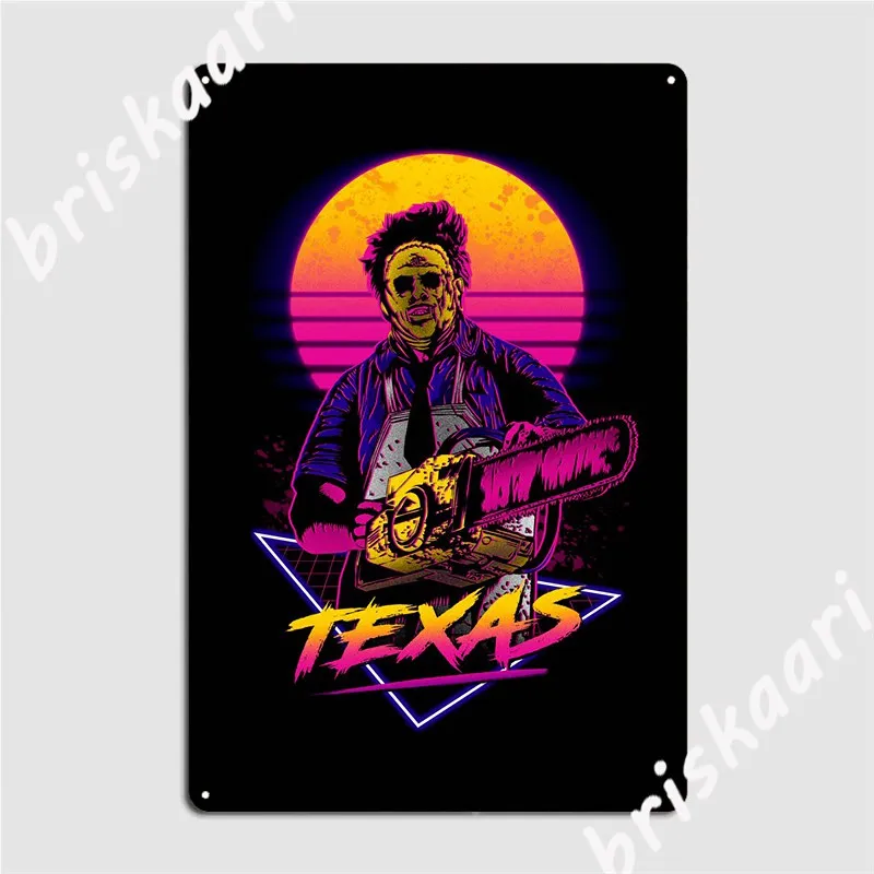 

Металлические плакаты в стиле ретро с цепной пилой