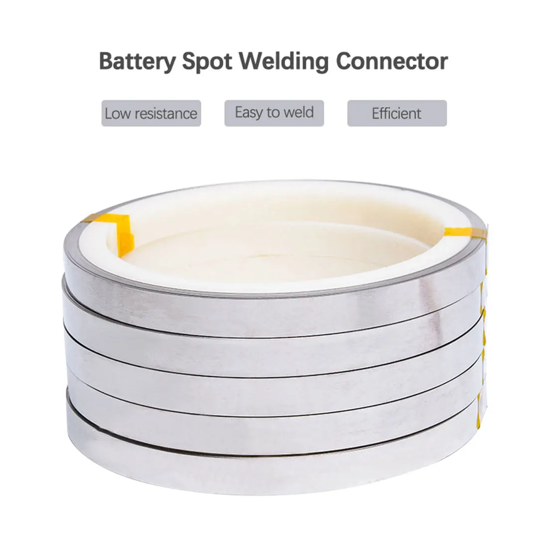 

18650 Lithium Ion Battery Nickel Plate Steel With Battery Spot Welding Nickel Plated Spot Welder Connector 10M/ Roll