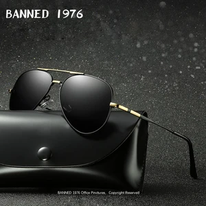 Запрещены 1976 для мужчин, поляризационные, брендовые солнцезащитные очки 2020 модные очки, подходят для вождения, солнцезащитные очки Аксессуары для глаз, солнцезащитные очки для мужчин oculos de sol masculino