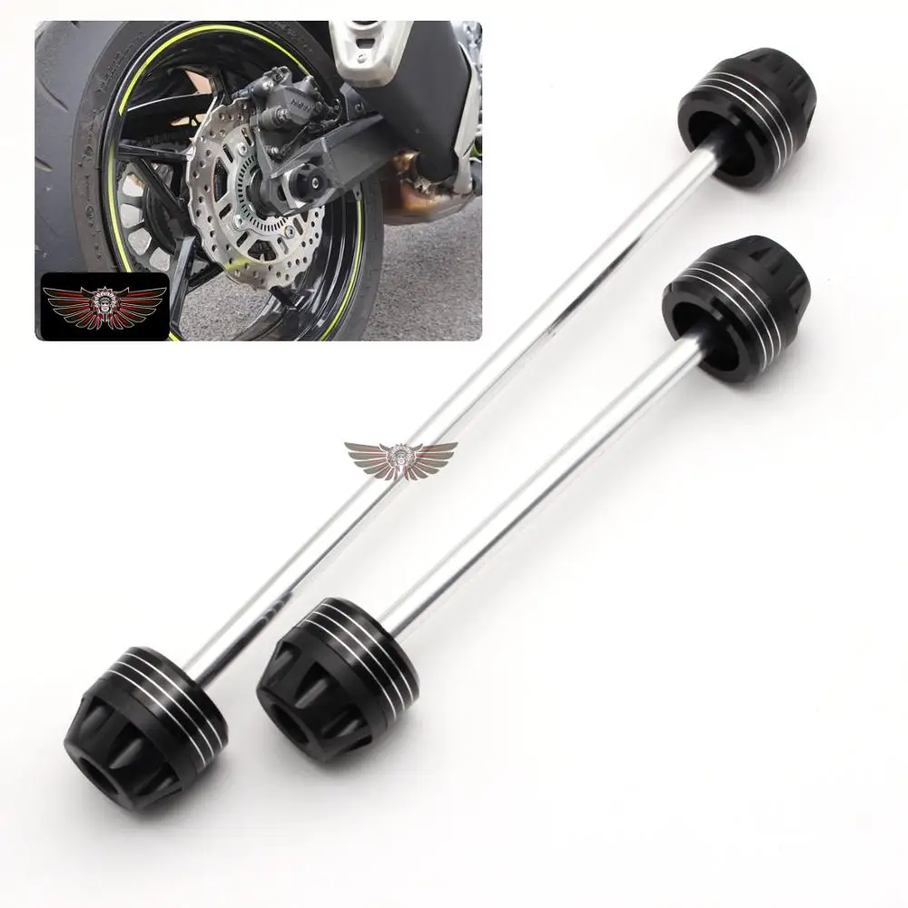 fit For KAWASAKI ZX-10R ZX10R NINJA 2006-2007 Motorcycle Rear Front Axle Fork Crash Sliders Wheel Protector Falling Protection | Автомобили