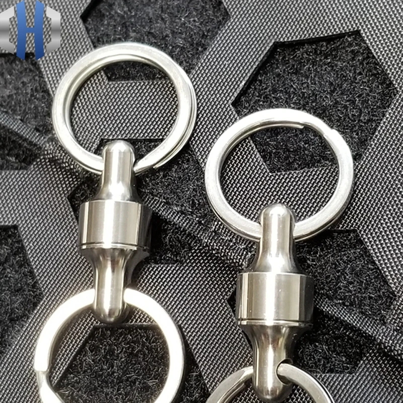 Quick Buckle Detach Outdoor Tactical Backpack EDC Key Ring Carabiner Climbing Keychain Tools | Украшения и аксессуары