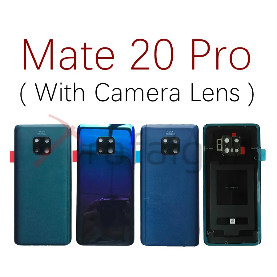Задняя крышка батарейного отсека для Huawei Mate 20 Mate20 Pro стеклянная панель Lite задняя