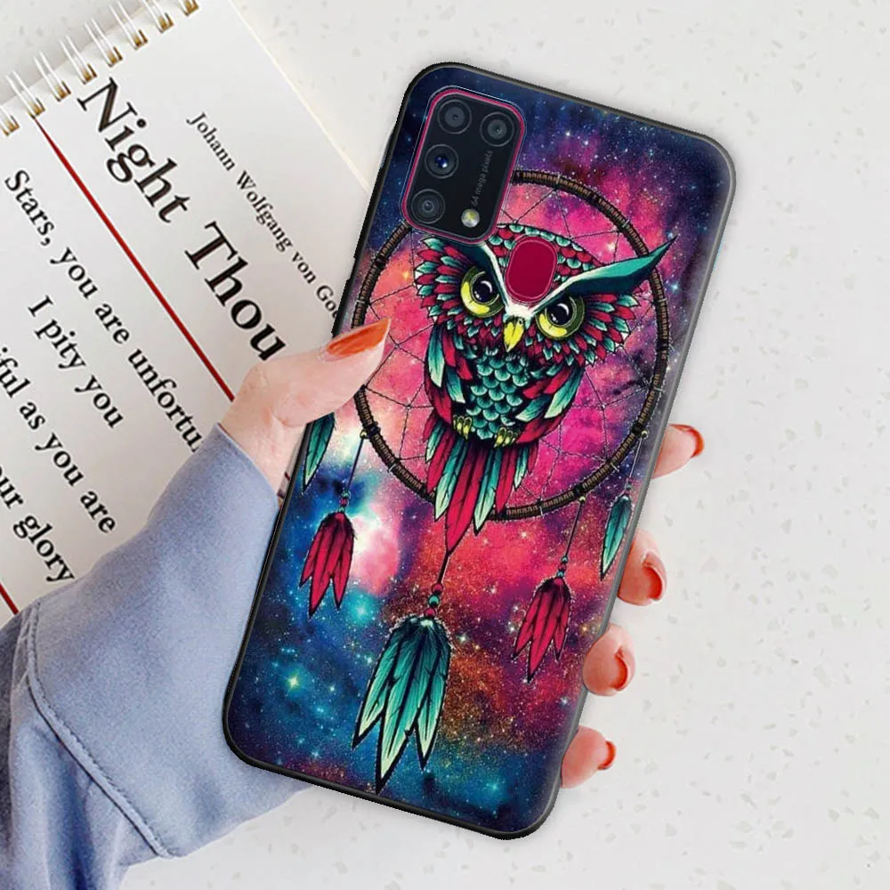 Чехол для Samsung M31 Prime силиконовый чехол мягкая ТПУ сумка Galaxy задняя крышка |