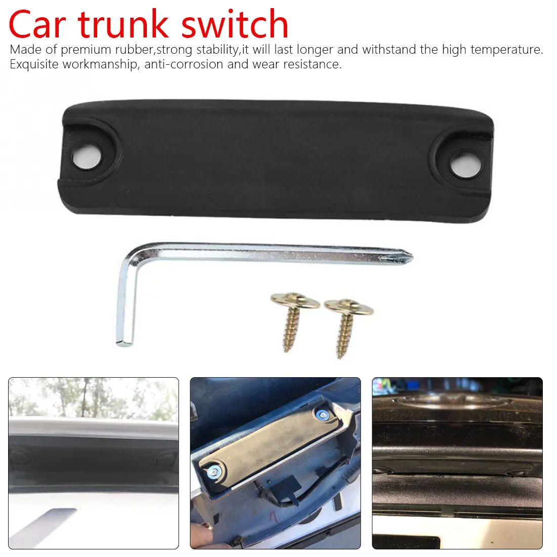 Для двери багажника автомобиля ручка разблокировки кнопка переключения Замена