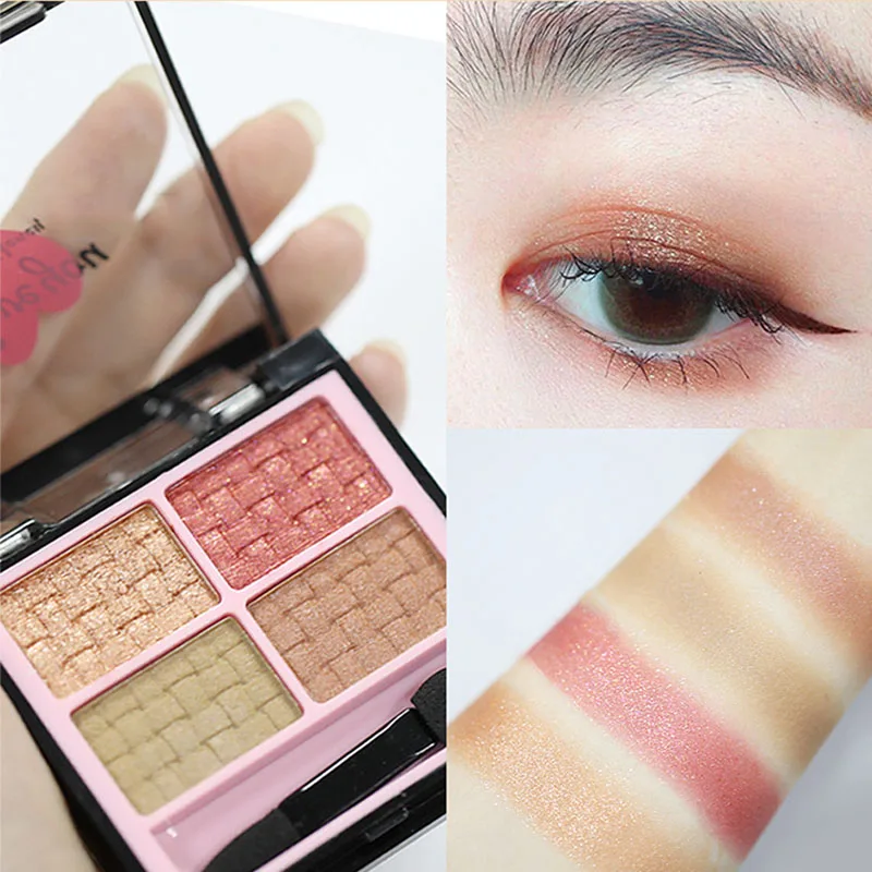 Блестящие тени для век Палитра Мраморное блюдо макияж глаз матовая палитра теней