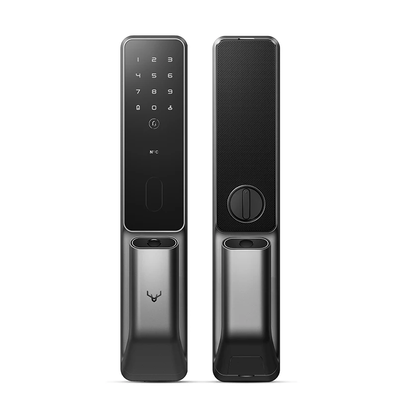 Automatic Fingerprint Door Lock Password NFC Phone Unlock Smart Work with Xiaomi Mihome Home Linkage Doorbell | Безопасность и