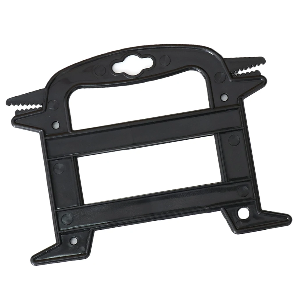 

Black Ladder Winder Tangle-resistant Rope Winding Organizer with Teeth